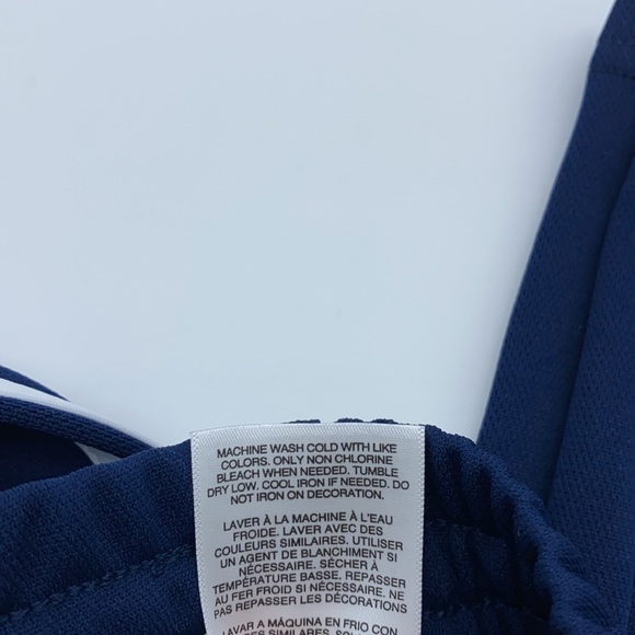 NWT ADIDAS 3 STRIPE TRAINING PANTS BOYS NAVY SIZE SMALL - Picture 6 of 7